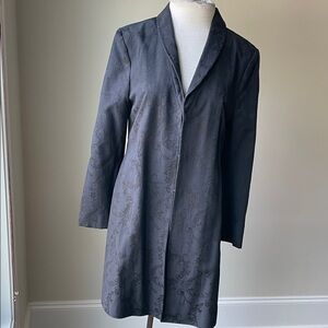 Elegant black Women's Long Blazer